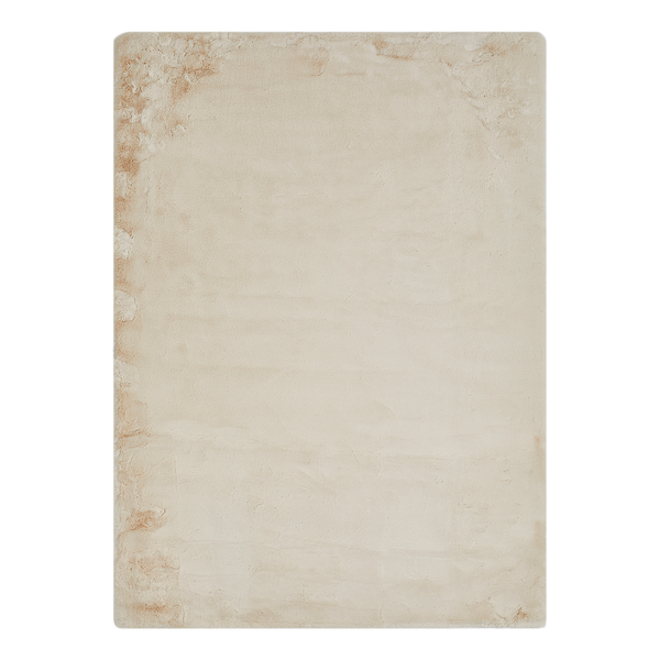 Hochflorteppich Loano - Polyester - Beige - Beige - 80 x 150 cm