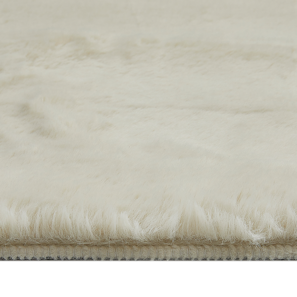 Hochflorteppich Loano - Polyester - Beige - Beige - 80 x 150 cm