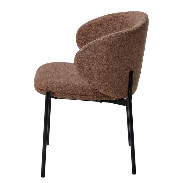 Polsterstuhl BANNEKER 2er-Set - Rostbraun