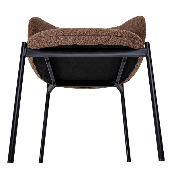 Polsterstuhl BANNEKER 2er-Set - Rostbraun