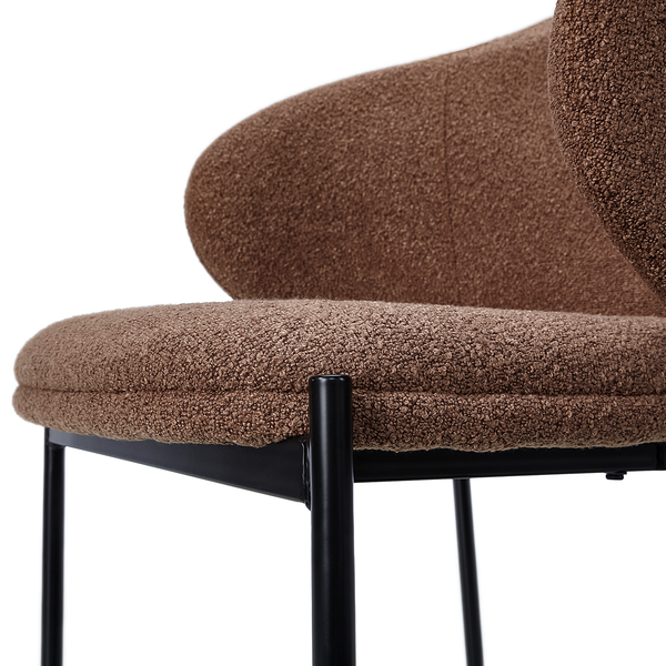 Polsterstuhl BANNEKER 2er-Set - Rostbraun