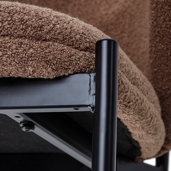 Polsterstuhl BANNEKER 2er-Set - Rostbraun