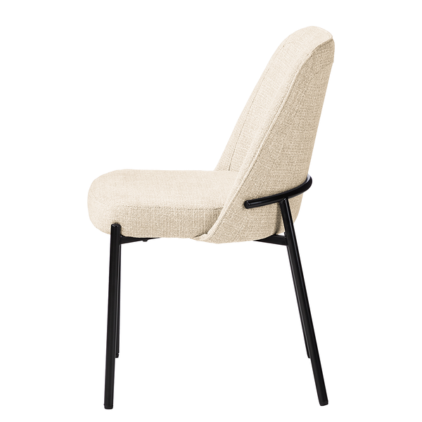 Polsterstuhl Littlecott 2er-Set - Creme