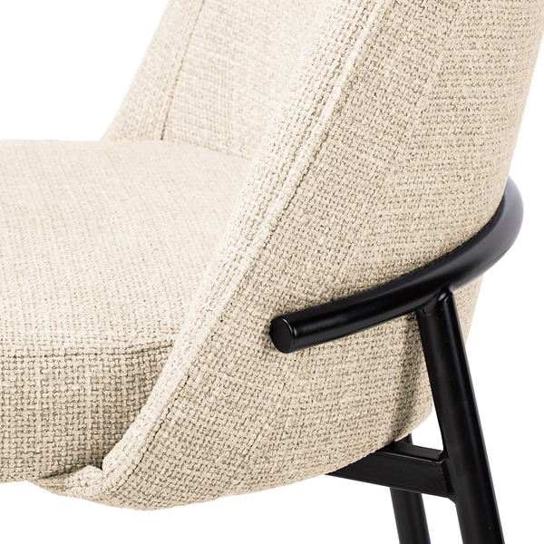 Polsterstuhl Littlecott 2er-Set - Creme