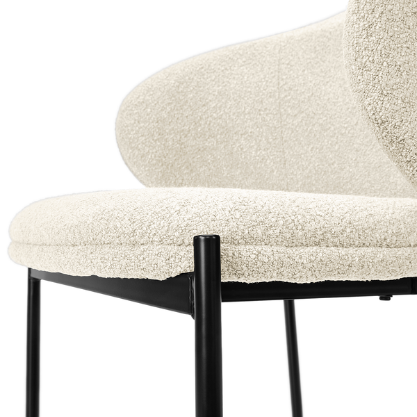 Polsterstuhl BANNEKER 2er-Set - Creme