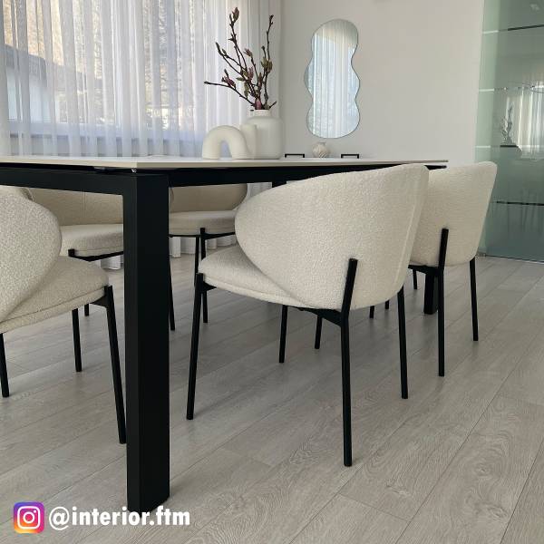 Polsterstuhl BANNEKER 2er-Set - Creme