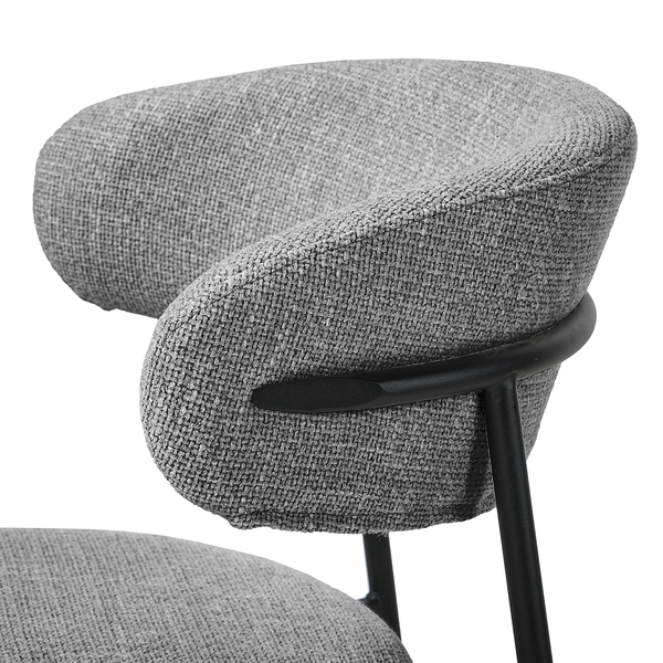 Polsterstuhl Podington 2er-Set - Grau