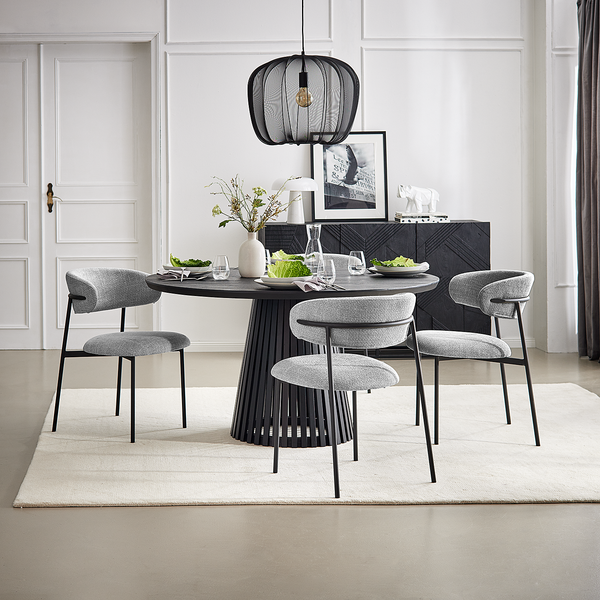 Polsterstuhl Podington 2er-Set - Grau
