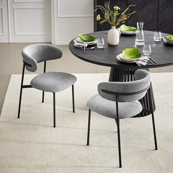 Polsterstuhl Podington 2er-Set - Grau