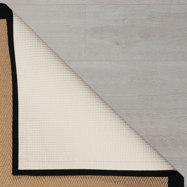 Juteteppich Kira - Jute / Polyester - Schwarz - 160 x 230 cm