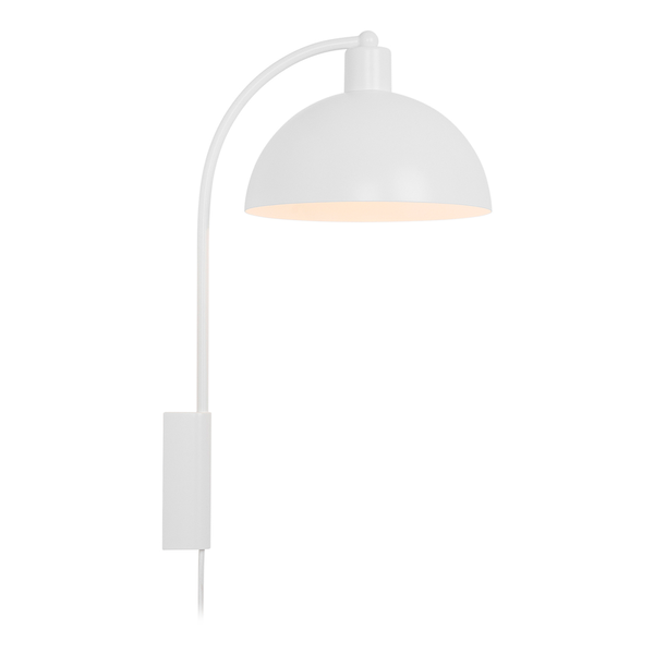 Wandleuchte Ellen - Aluminium - 1-flammig - Weiß