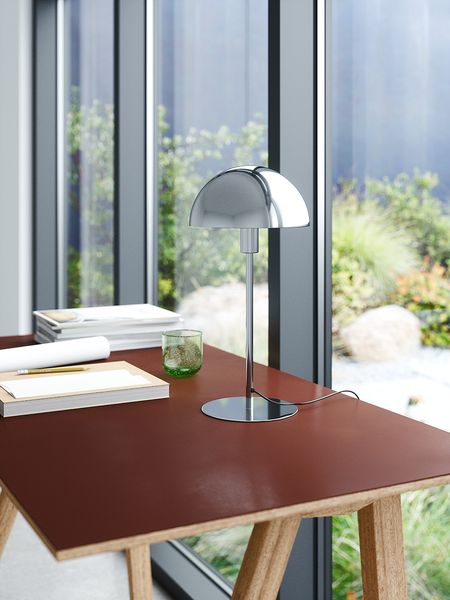 Tischlampe Ellen - Chrom - 1-flammig - Chrom