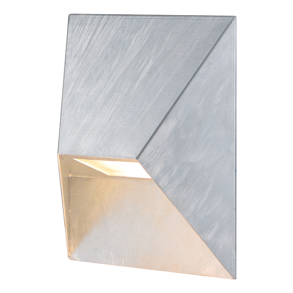 Wandleuchte Pontio - Stahl - Silber - 1-flammig - Silber