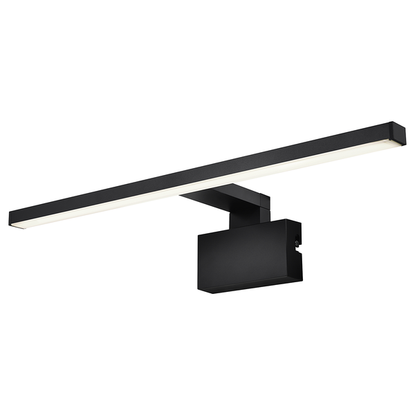 LED-Badleuchte Marlee - Aluminium - 1-flammig - Schwarz