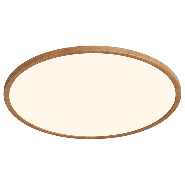 Deckenleuchte Oja Step-Dim - Acrylglas - Buche Dekor - 1-flammig - Breite: 42 cm