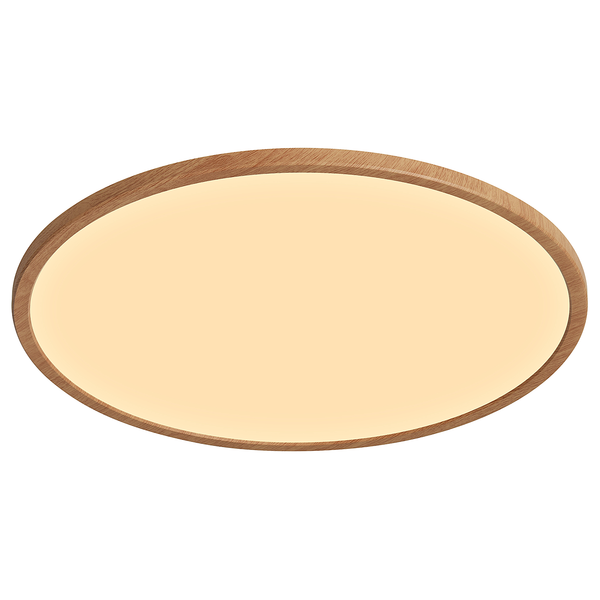 Deckenleuchte Oja Step-Dim - Acrylglas - Buche Dekor - 1-flammig - Breite: 42 cm