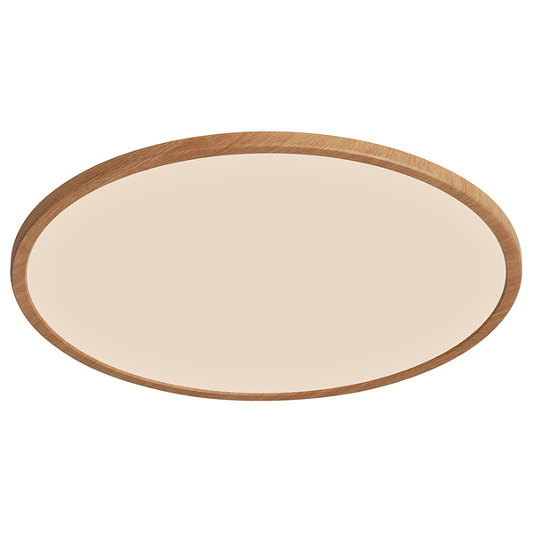 Deckenleuchte Oja Step-Dim - Acrylglas - Buche Dekor - 1-flammig - Breite: 42 cm