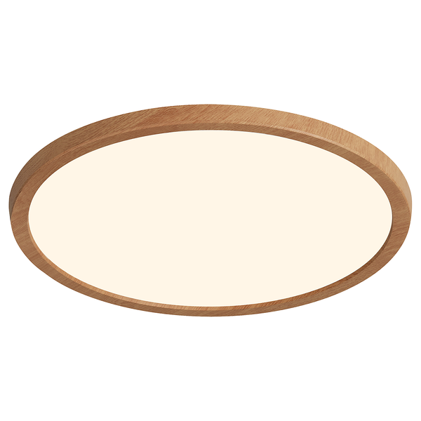 Deckenleuchte Oja Step-Dim - Acrylglas - Buche Dekor - 1-flammig - Breite: 29 cm