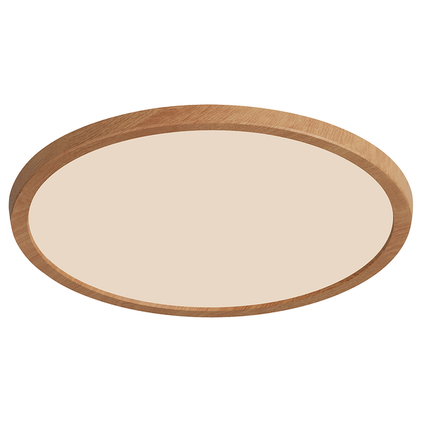 Deckenleuchte Oja Step-Dim - Acrylglas - Buche Dekor - 1-flammig - Breite: 29 cm