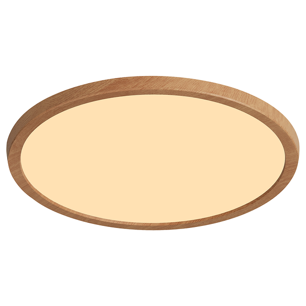 Deckenleuchte Oja Step-Dim - Acrylglas - Buche Dekor - 1-flammig - Breite: 29 cm