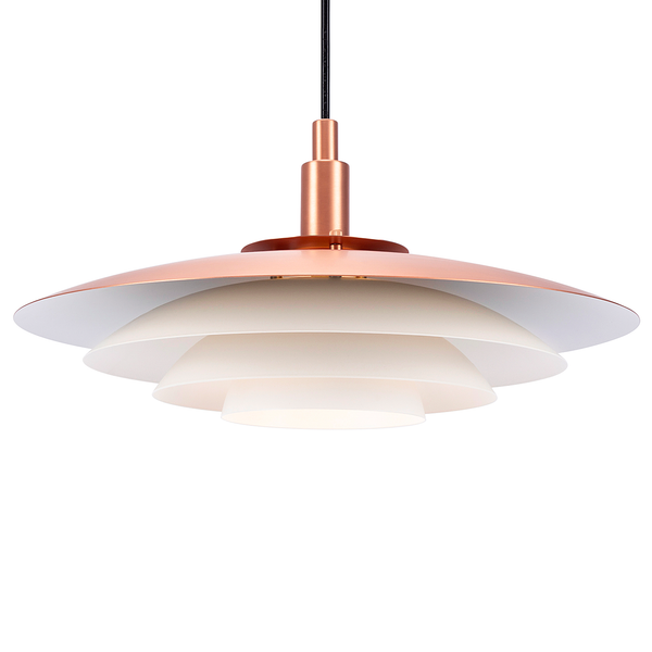 Pendelleuchte Bretagne - Aluminium - 1-flammig - Kupfer