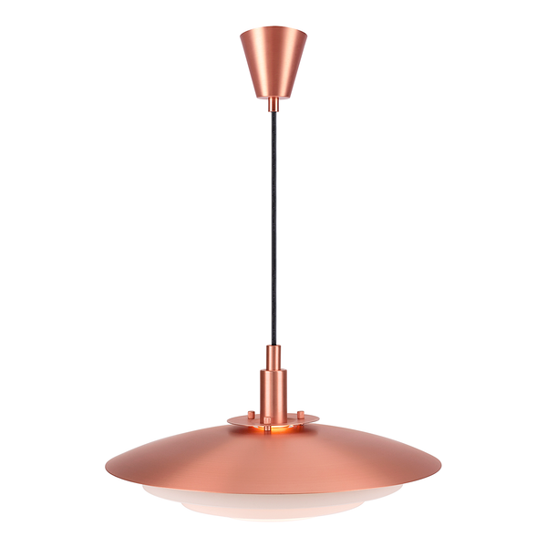 Pendelleuchte Bretagne - Aluminium - 1-flammig - Kupfer