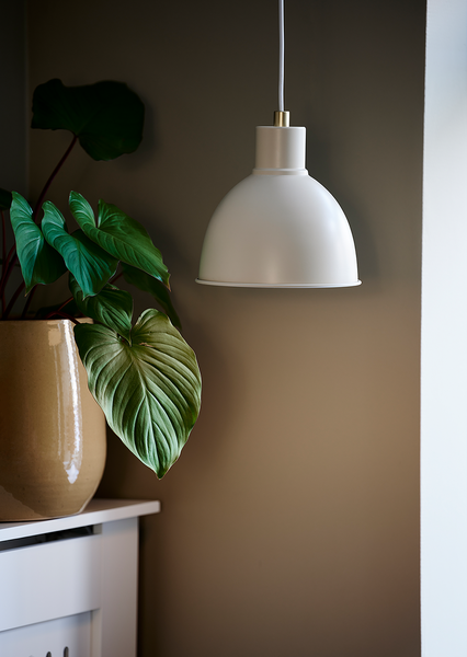 Pendelleuchte Pop - Aluminium - 1-flammig - Beige