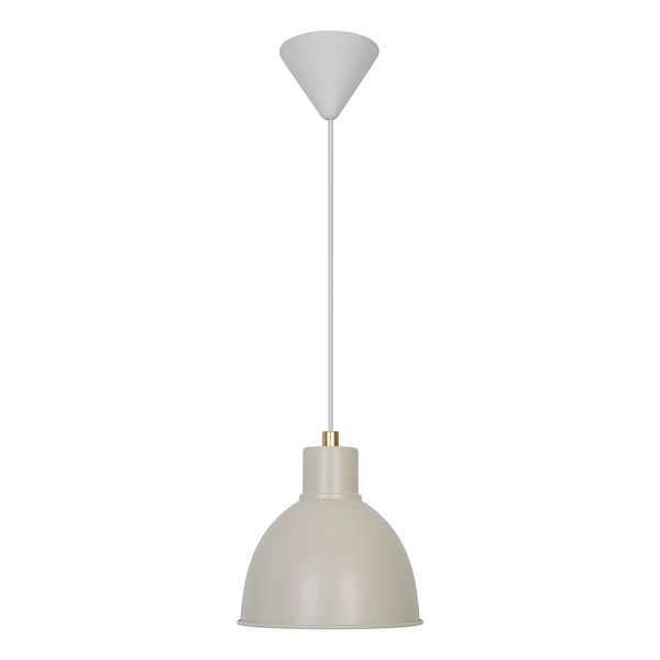 Pendelleuchte Pop - Aluminium - 1-flammig - Beige