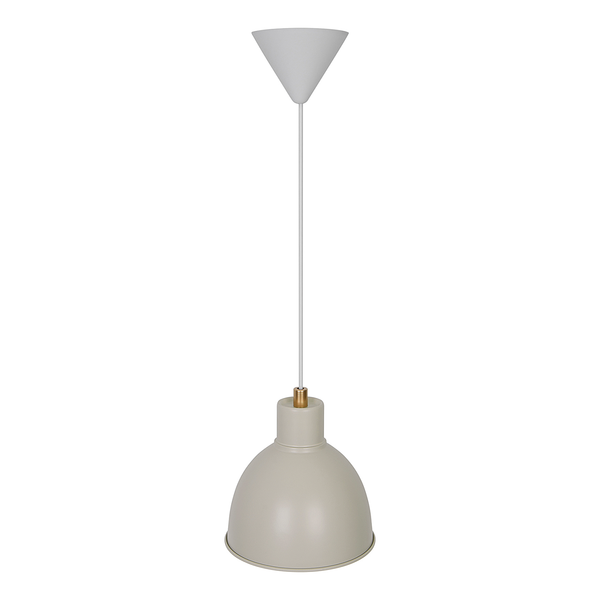 Pendelleuchte Pop - Aluminium - 1-flammig - Beige