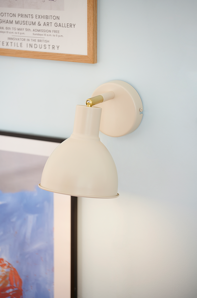 Wandleuchte Pop - Aluminium - Schwarz - 5-flammig - Beige