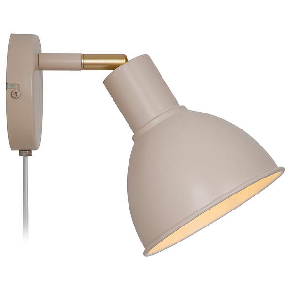 Wandleuchte Pop - Aluminium - Schwarz - 5-flammig - Beige