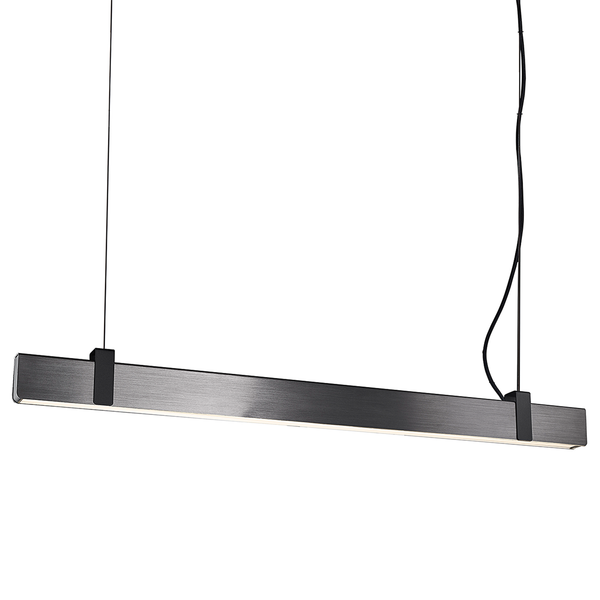 LED-Pendelleuchte Lilt - Aluminium - 1-flammig - Schwarz