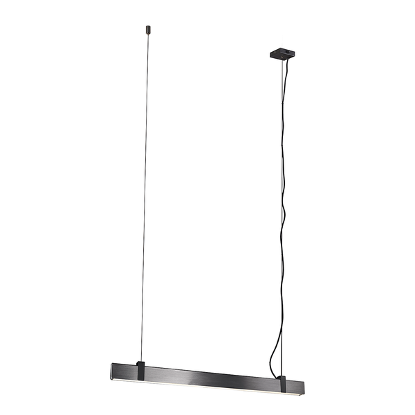 LED-Pendelleuchte Lilt - Aluminium - 1-flammig - Schwarz