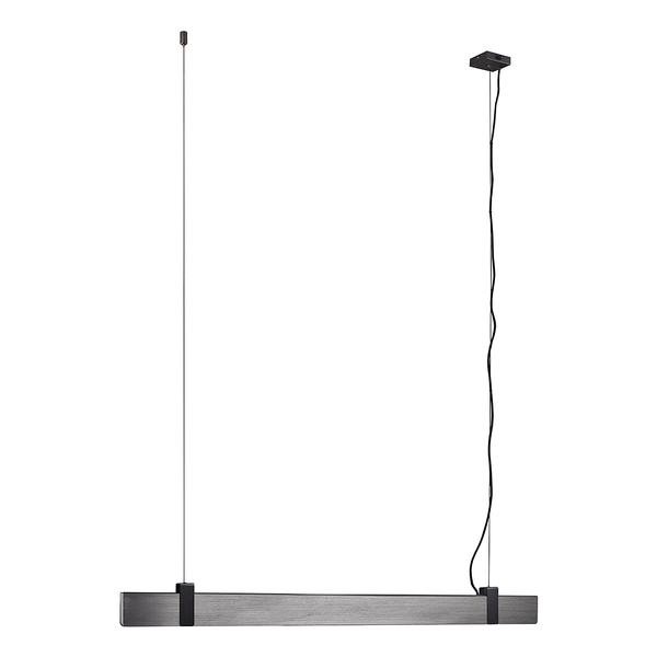 LED-Pendelleuchte Lilt - Aluminium - 1-flammig - Schwarz