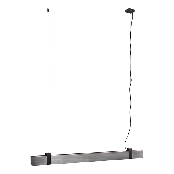 LED-Pendelleuchte Lilt - Aluminium - 1-flammig - Schwarz