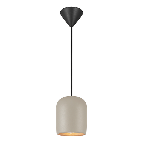 Pendelleuchte Notti 10 - Aluminium - 1-flammig - Taupe