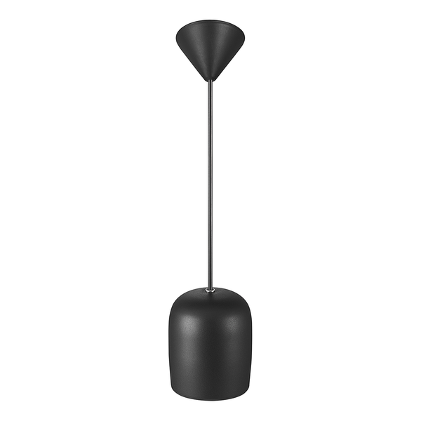 Pendelleuchte Notti 10 - Aluminium - 1-flammig - Schwarz