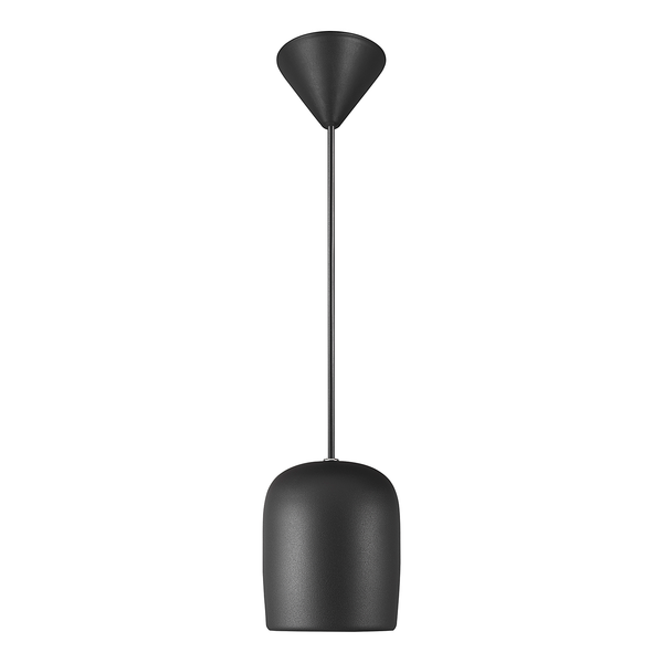 Pendelleuchte Notti 10 - Aluminium - 1-flammig - Schwarz