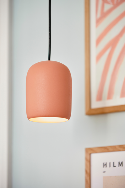 Pendelleuchte Notti 10 - Aluminium - 1-flammig - Terracotta