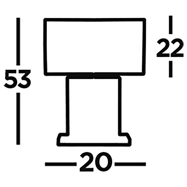 Tischleuchte  Clarendon - Klarglas / Stahl - Schwarz - 1-flammig