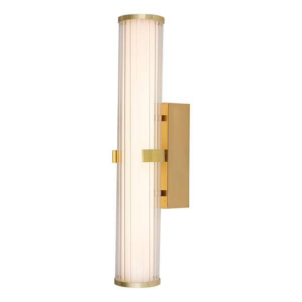 LED-Badleuchte Clamp - Stahl / Opalglas - Gold