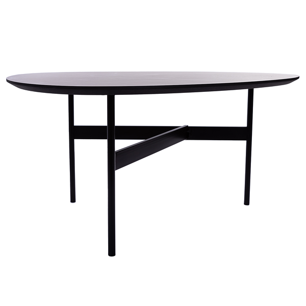 Beistelltisch Daniela - Buche Teilmassiv - Grau - 65 x 38 cm