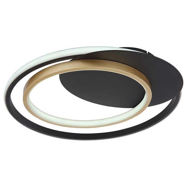 Deckenleuchte Rodan Typ C - Eisen / Acrylglas - 1-flammig