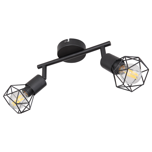 Deckenstrahler Xara I - Eisen - 2-flammig - Flammenanzahl: 2