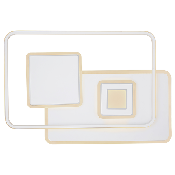 Deckenleuchte Roderick Typ C - Eisen / Acrylglas - 1-flammig