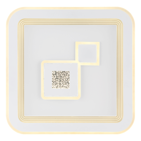 Deckenleuchte Valeria Typ A - Eisen / Acrylglas - 1-flammig