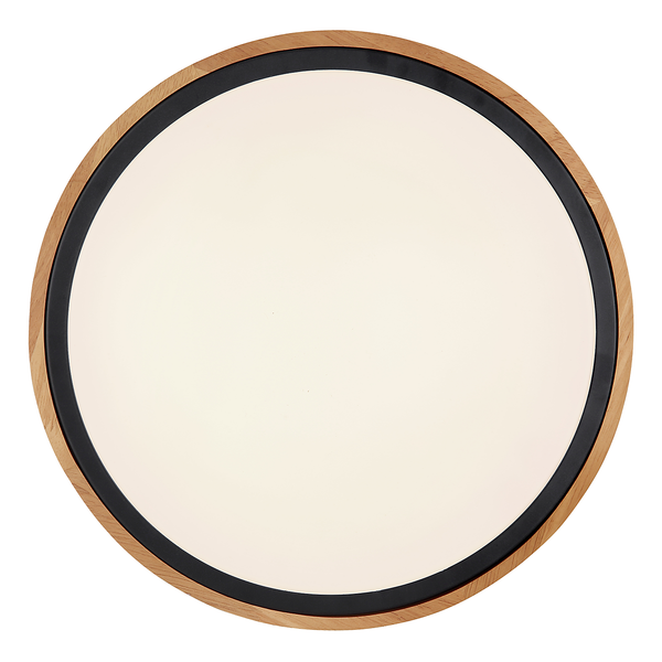 Deckenleuchte Bruno Typ A - Eisen / Acrylglas - 1-flammig - Durchmesser: 31 cm