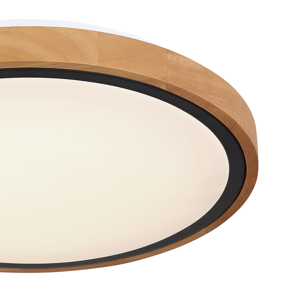 Deckenleuchte Bruno Typ A - Eisen / Acrylglas - 1-flammig - Durchmesser: 31 cm