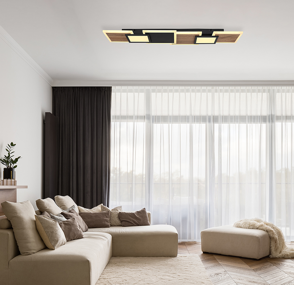 Deckenleuchte Caroline Typ B - Eisen / Acrylglas - 1-flammig