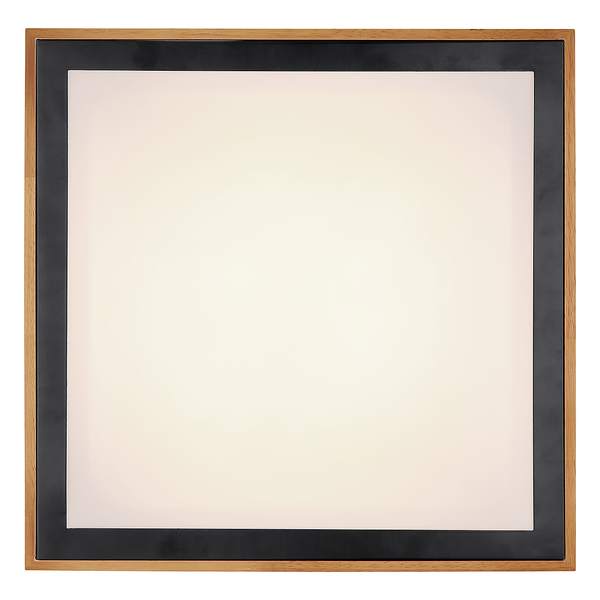 Deckenleuchte Bruno Typ B - Eisen / Acrylglas / Eiche - 1-flammig